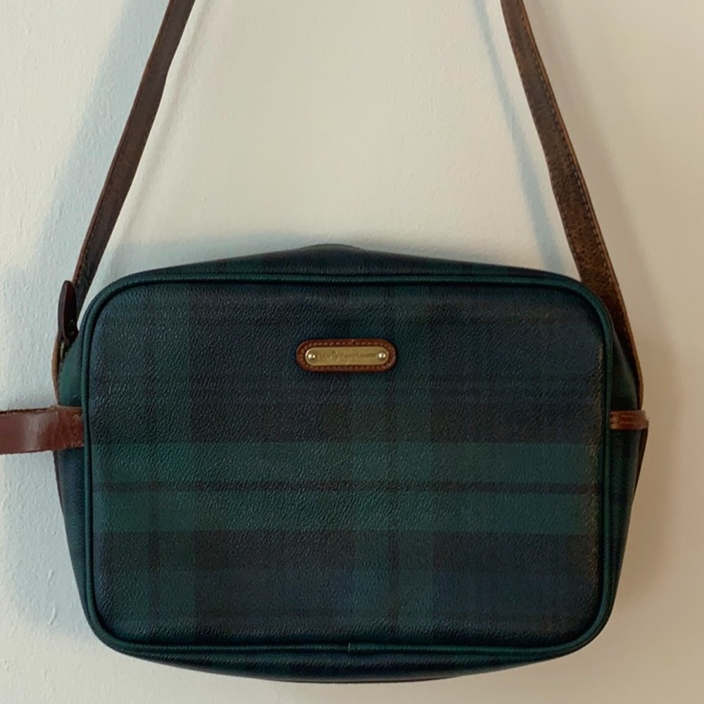 Polo by Ralph Lauren Plaid Vintage Shoulder Bag